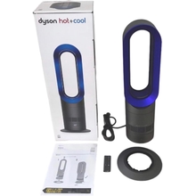 Dyson AM09 Fan Heater, IronBlue