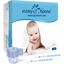Easy@Home Ovulation Test Predictor Kit : Accurate Fertility Test for Women Width of 5mm, Fertility Monitor Test Strips, 50 LH Strips with 50 Urine Cups