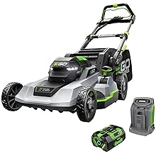 EGO Power+ Electric Lawn Mower, Self-Propelled Cordless with Touch Drive, Includes 56V 7.5Ah Battery and Rapid Charger   LM2125SP