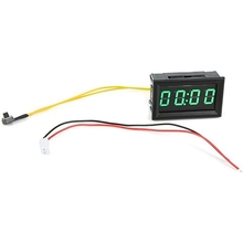 Electronic Car Clock YB27T Electronic Digital Luminous Car Clock Accessories Decoration Green