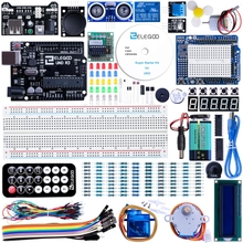 Kit Super Starter Projek ELEGO UNO dengan Tutorial dan Papan UNO R3 Sesuai dengan Arduino IDE