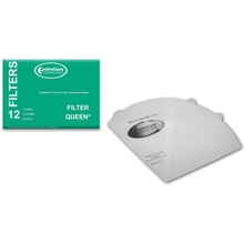 EnviroCare Replacement Vacuum Cleaner Filter Cones made to fit Filter Queen Vacuums 12 Cones and 2 Filters