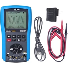 EONE Oscilloscope Multimeter Digital Ohm Table Frequency Meter 4 in 1 Measure AC/DC Voltage AC/DC Current Resistance Continuity Capacitance Frequency Tests Diodes Transistors LED Large Screen