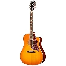 Epiphone Hummingbird Studio EC Acoustic Electric, Heritage Cherry Sunburst with Bag