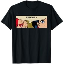 Fashion - Women Whispering - Style - Comic T-Shirt