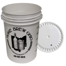 FastRack Fermentation Bucket Home Brewing Wine Fermenter 6.5 Gallon Fermenting Bucket with Lid 100% Food Grade-BPA Free Fermenting Bucket for Your Beer, Wine, Mead