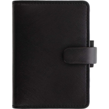 Filofax Mini Saffiano Black Organiser - Black