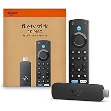 Amazon Fire TV Stick 4K Max streaming device, with AI-powered Fire TV Search, supports Wi-Fi 6E, free & live TV without cable or satellite