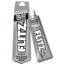 Flitz Metal Polish and Cleaner Paste, Also Works on Plastic, Fiberglass, Aluminum, Jewelry, Sterling Silver - Headlight Restoration and Rust Remover - Made in the USA - 1.76 OZ