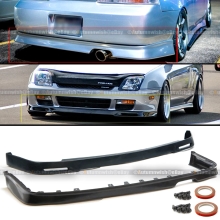 For 97-01 Honda Prelude JDM P1 Style Front &amp;amp;amp; Optional Rear Bumper Lip Spoiler