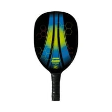 Franklin Sports Wooden Pickleball Paddle - Demolisher - Black, Blue, Yellow - 11oz