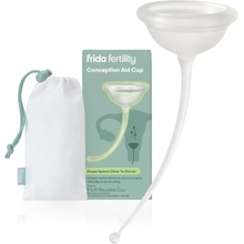 Frida Fertility Conception Aid Cup | Natural Conception Aid Cup for Fertility Support, Aids in Conception for Women, Keep Sperm Close to Cervix, Reusable with Storage Bag, Soft Flexible Silicone