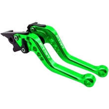 FTRT Adjustable Short Brake Clutch Levers Compatible with Ninja 650R ER-6F ER-6N 2009-2016/ Ninja 400R 2011/ VERSYS 650 2009-2014: Green