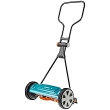 GARDENA 4018 Classic 16" Reel Lawn Mower with 5 Blades. The Lawn Mower for Everyday use with No Gas, No Electricity Makes Mowing a Breeze. Best Yard Tools You can own.