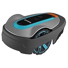 GARDENA SILENO city 500 | Robot Mower up to 500 m2 - Mows in the Rain and Narrow Passages, Bluetooth App, Gel Sensor, Very Quiet, Lawn Mower Robot 15002-26, FR/NL-Version