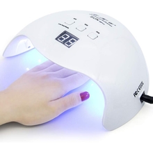 Gel UV LED Nail Polish Lamp, LKE Nail Dryer 40W LED Light with 3 Timers Professional for Nail Art Tools Accessories White