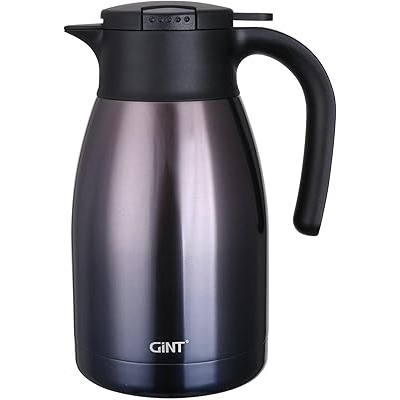 GiNT 51Oz Stainless Steel Thermal Coffee Carafe with LidDouble Walled Vacuum Thermal Carafe  12 Hour Heat Retention Purple, 1.5L