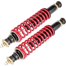 Golf Cart Front Rear Shock Absorber Set, Coil Over Heavy Duty Shock Absorber Bolt Fits EZGO MedalistEZ GO TXT 1994 Newer Gas or Electric Golf Cart Front Rear Shocks, Replaces OEM# 70630-G01 76