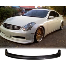 GT-Speed] CompatibleReplacement for N1 Style PU Front Bumper Lip, 2003-2005 Infiniti G35 2-DoorCoupe Only Not Compatible With 4-Door &amp; Sport Bumper