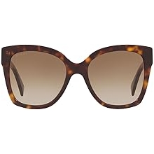 Gucci Brown Shaded Butterfly Ladies Sunglasses GG0459S 002 54