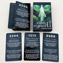 GZXINKE Angel Numbers Oracle Deck, Oracle Cards for Beginners, Angel Number Affirmation Cards Deck, Tell You How to Live Your Life The Best Way