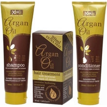 Hair Care Argan Oil Intensive Hair Treatment & Shampoo and Conditioner Sets. 3-Pack Argan Oil Shampoo and Conditioner 300ml & Argan Oil Hair Treatment 50ml.