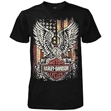 Men's Custom Freedom Short Sleeve Crew Neck Tee - Black