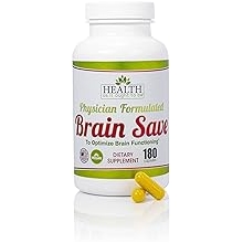 Health As It Ought To Be Brain Save Supplement | Physician Formulated to Optimize Brain Functioning | 180 Capsules