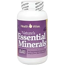 HealthSmart Diet Supplement, Natures Essential Minerals, Immune Health, Cardiovascular Health, Bone Health, 180 Capsules