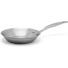 Heritage Steel 8.5 Inch Frying Pan | Made In USA | Titanium Series | 316Ti Skillet with Stay Cool Handle | Fully Clad Stainless Steel Pan with 5-Ply Construction | Induction Ready &amp; Non Toxic