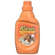 HERSHEY Reeses Peanut Butter Topping, 7 oz