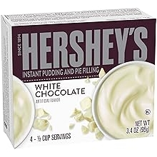Hersheys Instant White Chocolate Pudding Mix Pack of 4