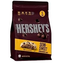 Hersheys Semi-Sweet Chocolate Baking Chips 5LB bag