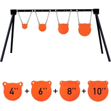 Highwild Steel Target Stand AR500 Shooting Target System Complete Kit Combination 4