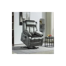 HOMCOM Power Lift Recliner Chair with Massage, Electric Lift Chair