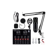 Home Studio Recording Kit Podcast Music Mixer Equipment Condenser Microphone Set