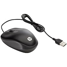 HP USB Travel Mouse - mice USB, Travel, Pressed Buttons, Wheel, Optic