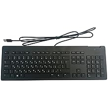 HP Z9H48AT#ABA Business Slim Wired Keyboard USB, Black