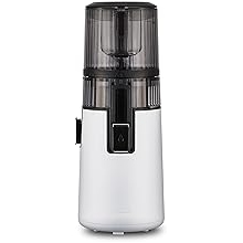 Hurom H70 Cold Press Juicer Machine, Easy to Clean Masticating Slow Juicer, Ideal Balance of Size and Function, Compact, Strainer Free, Self Feeding, Hands Free, with Wide Mouth Hopper White