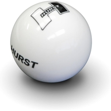 Hurst 1631401 White Universal Knob with Hurst Logo