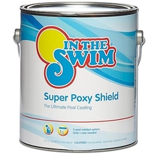 ในสีสระว่ายน้ําว่ายน้ํา Super Poxy Shield Epoxy-Base - สีขาว 1 Gallon