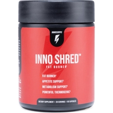 Inno Shred - حرق الدهون في النهار | 100mg Capsimax ، حبوب الجنة ، الكافيين العضوي ، مستخلص الشاي الأخضر ، مثبط الشهية ، دعم فقدان الوزن 60 كبسولة نباتية | مع المنشطات