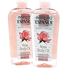 Instituto Espa&ntilde;ol Rosa Body Oil, Smoothness for your Skin, 2-Pack, 8.5 FL Oz each, 2 Bottles