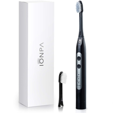 IONIC KISS IONPA DH Home Black Ionic Power Electric Toothbrush Black, Easy-to-use, Brushing Timer, 3 Modes, 2 Soft Extended Filament Brush Heads Made in Japan, You, hyG, DH-311BK
