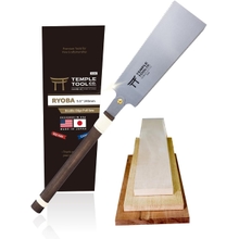 Japanese Pull Saw - 9.5 Ryoba Hand Saw with Rip-cut and Crosscut - Wood Saw for Dovetails, Tenons, Joinery, Cutting Boards to Length &amp; Width- Temple Tool Co