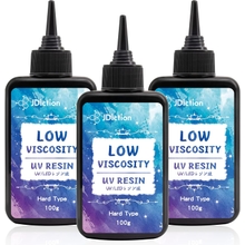 JDiction UV Resin, Upgrade 300g Low Viscosity Hard Thin UV Resin with Super Crystal Clear Resin Kit for Jewelry, Casting, Coating and DIY Craft