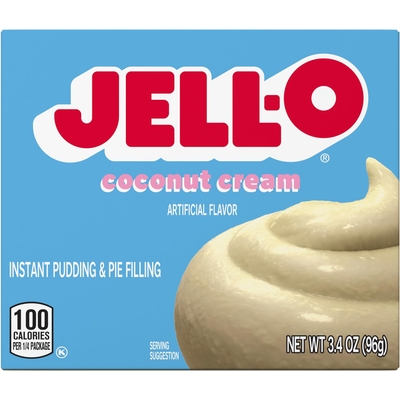 Jello Coconut Cream Instant Pudding and Pie Filling 96g