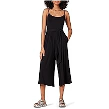 Women's Jersey Cami Cropped Wide Leg Jumpsuit