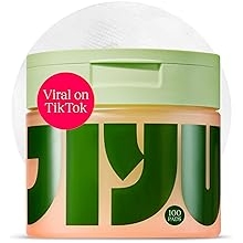JiYu Toning Polish Pads - Korean Skincare for Dark Spots, Wrinkles &amp; Dull Skin - Hydrating Facial Treatment with Snail Mucin, Niacinamide, Peptides &amp; Centella - 100 Count