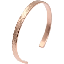 John S. Gelang Manset Tembaga Berasaskan Brana Perhiasan Buatan Tangan - Tembaga Tahan Lama - Tembaga Pepejal 100%